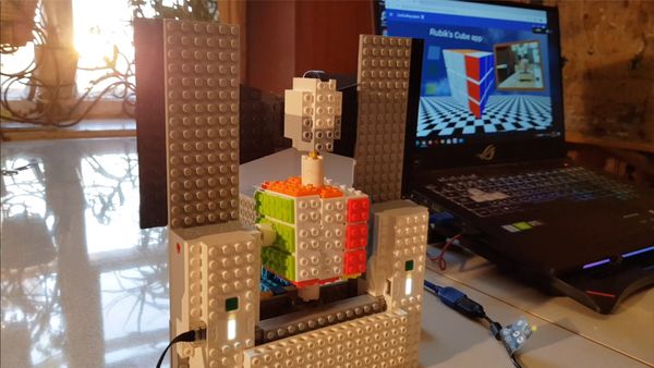 Collaborative Robots: Rubik's Cube & Lego BOOST